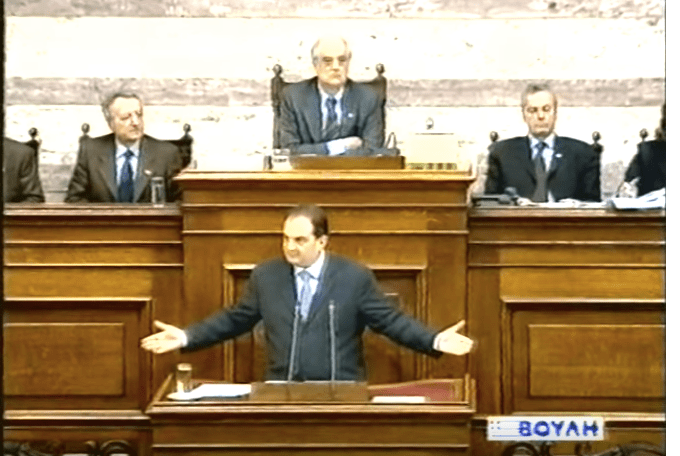 Όταν ο Κώστας Καραμανλής μίλησε για τη διαφθορά του συστήματος Σημίτη. (VIDEO)